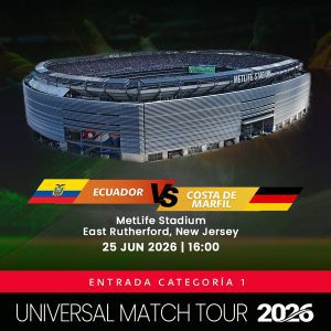 BLOQUEO UNIVERSAL MATCH TOUR PARTIDO ECUADOR VS ALEMANIA