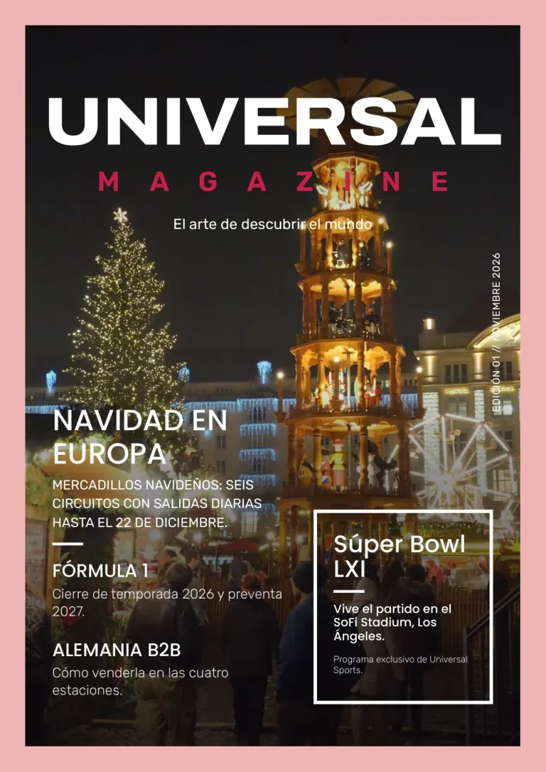 Portada de Universal Magazine · Noviembre 2026